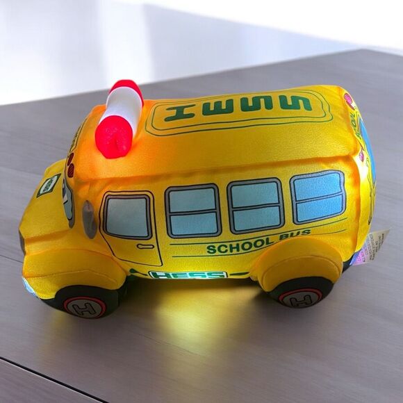 My Plush HESS Truck School Bus 2024 Light Up Musical Stuffed Toy Tested & Works - Picture 5 of 6